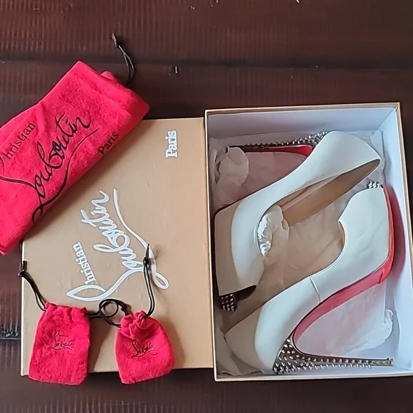 Christian Louboutin 120mm spiked heels 39.5. - Picture 11 of 15